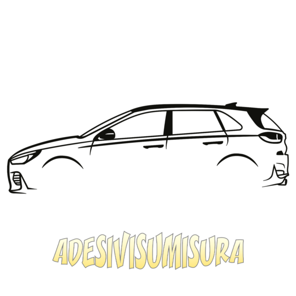 Hyundai i30n - Adesivo Prespaziato