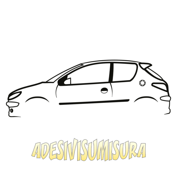 206 GTi - Adesivo Prespaziato