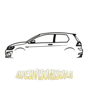 Golf GTI MK7,5- Adesivo Prespaziato