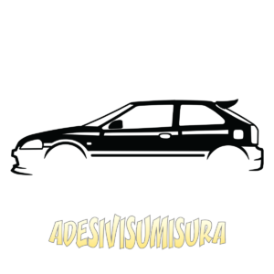 Civic TypeR EK - Adesivo Prespaziato