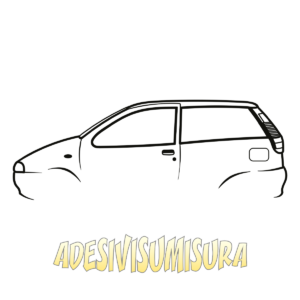 Fiat Punto 90's - Adesivo Prespaziato