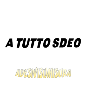 A tutto sdeo - Adesivo Prespaziato